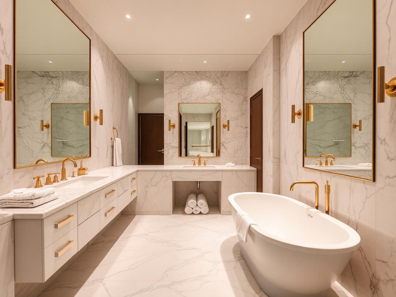 Mermer Banyo